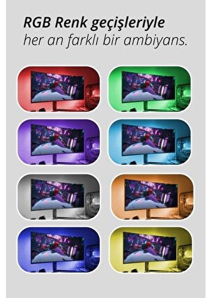 8875 Rgb Sese Duyarlı Ambiyans Aydınlatma indirimleri