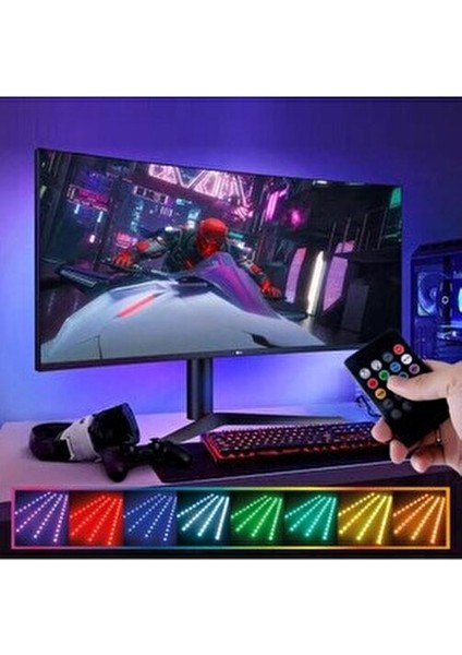 8875 Rgb Sese Duyarlı Ambiyans Aydınlatma