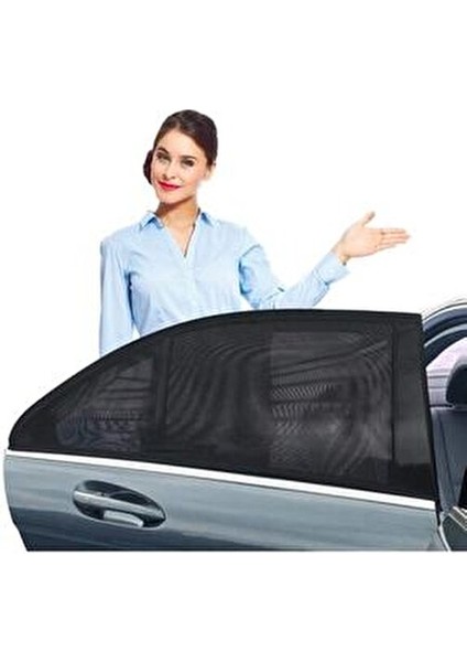 Araba Oto Yan Cam Güneşlik 2 Adet