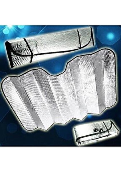 Torpido Koruyucu Oto Araç Içi Ön Cam Güneşliği Metalize Güneşlik Paneli Perde