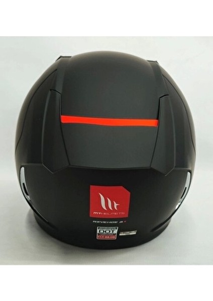 Kask Revenge 2 Solid A1 Matt Black Şeffaf Vizörlü