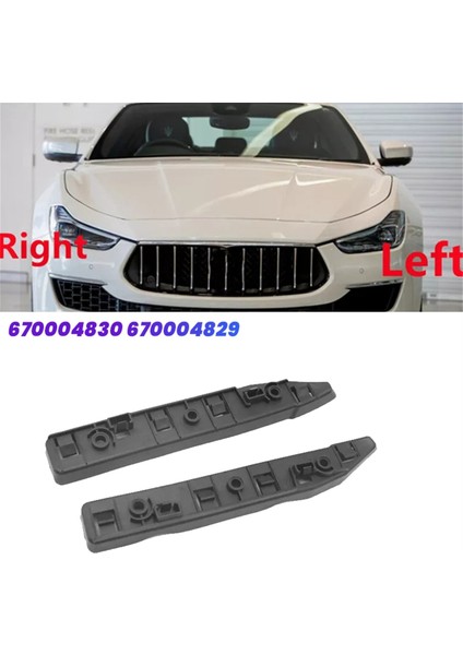 1paır Ön Tampon Braket Onarımı 670004830 670004829 Maserati Ghibli M157 2014-2020 Far Uzun Tutucu Klibi (Yurt Dışından) fırsatları
