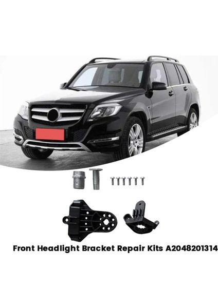 Ön Far Rs Braket Onarım Kitleri A2048201314 Mercedes-Benz Glk-Sınıfı X204 13-2015 Kafa Işık Lambası Sabit Pençe, A (Yurt Dışından) fırsatları