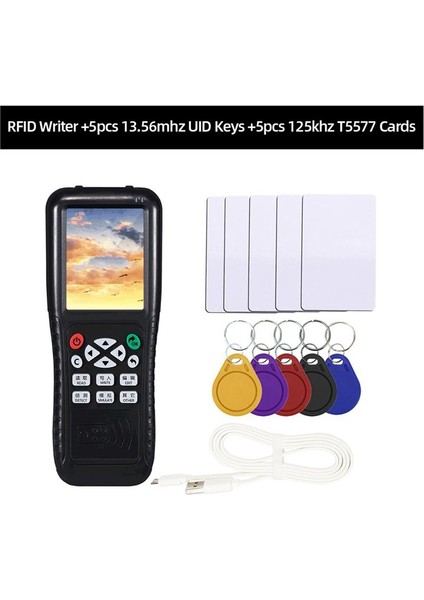 Tam Kod Çözme Işlevi ile Rfıd Fotokopi Makinesi Akıllı Kart Anahtarı Nfc Ic Id Çoğaltıcı Okuyucu Yazarı (Uıd Key T5577 Kart) (Yurt Dışından) fiyatları