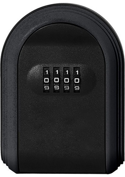 Anahtar Güvenli Kutu Hava Durumu Geçirmez 4 Sayı Kombinasyon Dış Mekan Anahtar Güvenlik Depolama Kılıfı Anahtar Kilit Kutusu Duvar Monte Siyah (Yurt Dışından)