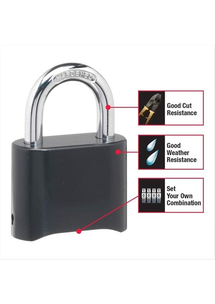 Pry Önleyici Asma Kilitler Aracı Parola Kilidi Kilitler (Yurt Dışından) modelleri