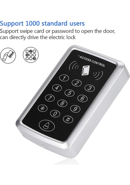 125KHZ Rfıd Erişim Kontrolü Tuş Takımı Em Kart Okuyucu Kapı Erişim Sistemi Kapı Kilit Açıcı Klavye Sistemi (Yurt Dışından) indirimleri