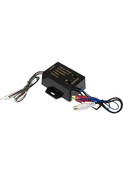 Hı/düşük Seviye Dönüştürücü 2 Yol Yüksek Seviyeden Düşük Seviye Dönüştürücü 12-24V Araba Hoparlör Ses Dönüştürücü 40W Ayarlanabilir Adaptör (Yurt Dışından)