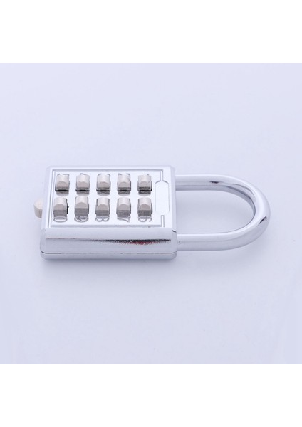 5x Hırsızlık Önleme Düğmesi Kombinasyonu Asma Kilit Basamağı Itme Şifre Kilit Çinko Alaşım Güvenlik Kilidi (Yurt Dışından) modelleri