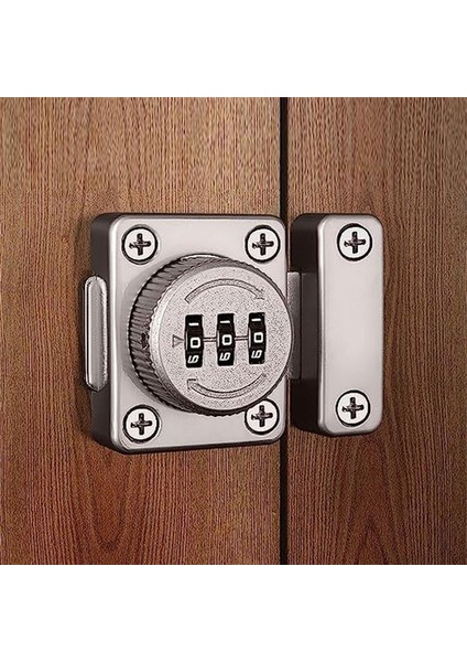 Mekanik Anahtarsız Kabin Kilidi Döner Çekmece Kilit Kombinasyon Kilidi Kombinasyon Kablosu Dosya Kabini Kilidi (Gümüş) (Yurt Dışından) fırsatları