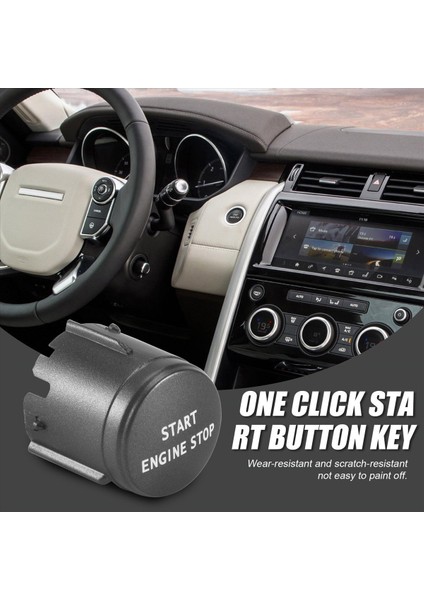 Stop Stop Motor Switch Push Düğme Kapağı Land Rover Range Rover Sport Edition 2010-2013 Discovery 4 2010-16 Siyah (Yurt Dışından) indirimleri