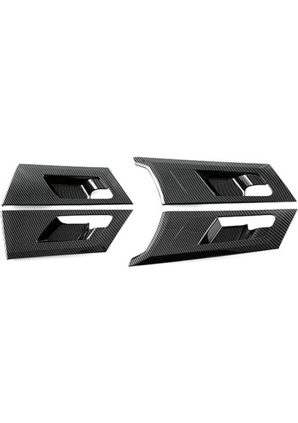 Araç Karbon Fiber Iç Iç Kapı Kasesi Çerçeve Kapak Tutamağı Mitsubishi Outlander Için Koruma Döşeme Sticker 2022 2023 (Yurt Dışından) fiyatları