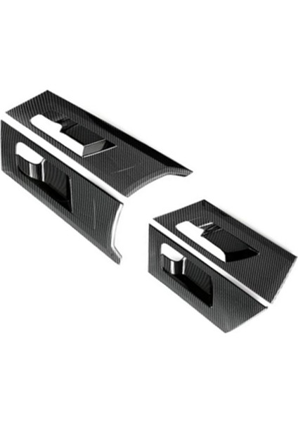 Araç Karbon Fiber Iç Iç Kapı Kasesi Çerçeve Kapak Tutamağı Mitsubishi Outlander Için Koruma Döşeme Sticker 2022 2023 (Yurt Dışından) indirimleri