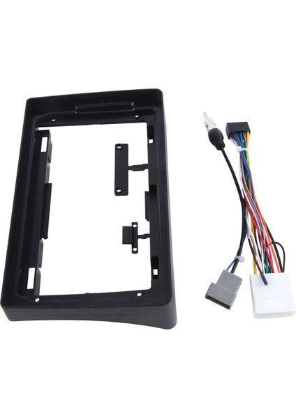 Nissan Navara Için 9 Inç Araba Radyo Çerçevesi D40 2006-2012 Dash Kit Yükleme Facia Console Çerçeve Adaptörü (Yurt Dışından)