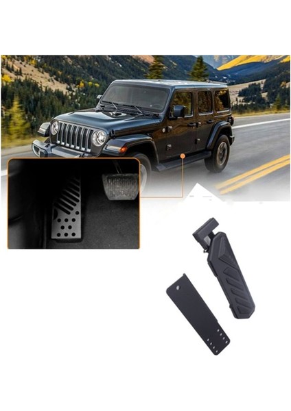 Jeep Jl Wrangler Jt Gladiator 2018-2023 Için Yeni Yükseltilmiş Araba Fren Pedalı Sol Taraf 4xe Footting Kick Panel (Yurt Dışından) fiyatları