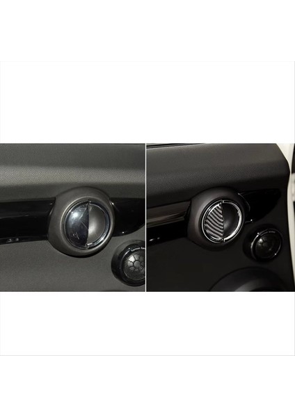 Mini Cooper R55/R56/R60/R61 F55 F54 F60 Için Karbon Fiber Iç Kapı Kolu Kapak Kapağı Iç Mekan Modifikasyonu (Yurt Dışından) fırsatları