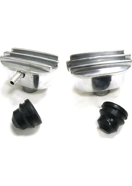 Araba Cilalı Alüminyum Fined Oval Air Pcv Havalandırma Combo-Nostalji Için Kapak 6100FP 6101FP Havalandırma Kiti (Yurt Dışından)