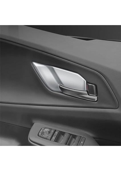 Araba Aptal Gümüş Kapı Iç Sap Kase Çerçeveleri Trimler Yüksek/düşük Konfigürasyon Toyota Prius 60 Serisi 2022 2023 Için 5pcs (Yurt Dışından)