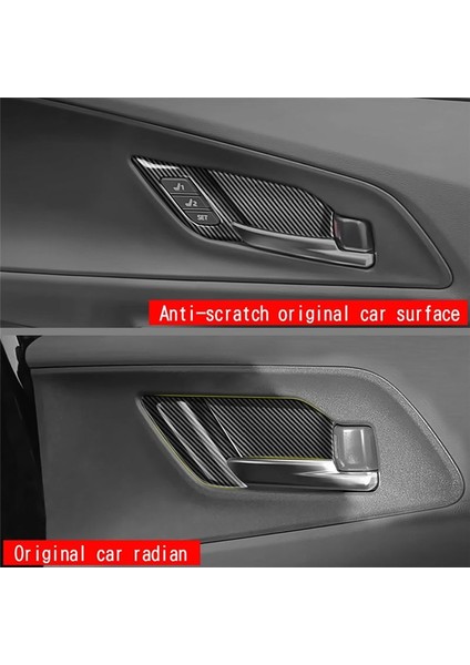 Araba Aptal Gümüş Kapı Iç Sap Kase Çerçeveleri Trimler Yüksek/düşük Konfigürasyon Toyota Prius 60 Serisi 2022 2023 Için 5pcs (Yurt Dışından) fırsatları