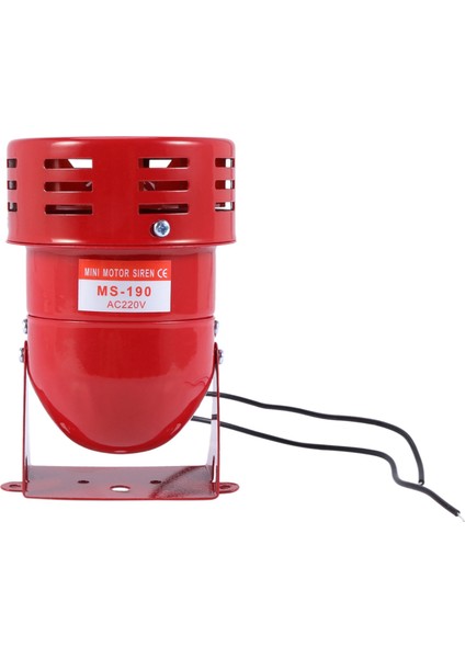 3x Ac 220V Kırmızı Metal Motor Tahrikli Hava Raid Siren Korna Alarmı (Yurt Dışından) fırsatları