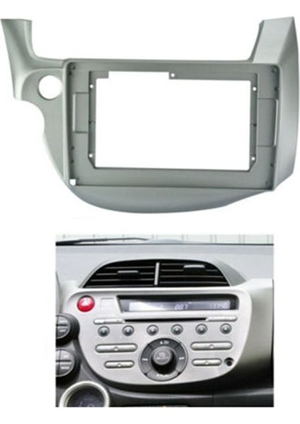 Honda Fit Jazz 2008 - 2013 Için Araba Fasya Paneli Dash Montaj Kurulum Double Din DVD Çerçevesi (Yurt Dışından) fırsatları