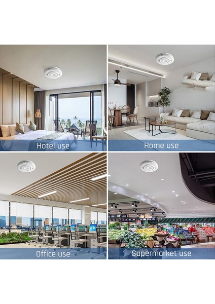 Yerleşik 10 Yıllık Duman Dedektörü Wifi Fonksiyon Tuka Akıllı Ev Salonu Çocuk Odası Mutfak Dükkanı Yangın Alarm Sensörü (Yurt Dışından) indirimleri