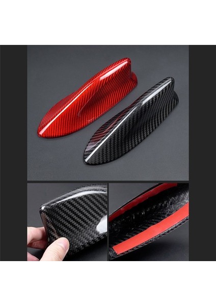 Gerçek Karbon Fiber Araç Çatı Köpekbalığı Fin Sinyal Anten Anten Toyota Camry 2022 (Siyah) (Yurt Dışından) fırsatları