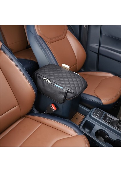 Araba Stowing Deming Armola Giriş Kutusu Panel Aksesuarları Ford Maverick 2022 Için Deri Siyah Kontrol Edin (Yurt Dışından) indirimleri