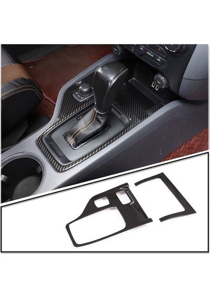 Ford Ranger 2015-2022 Için Araba Merkezi Dişli Vites Paneli Kapak Döşeme Çerçeveleri (Yurt Dışından) modelleri