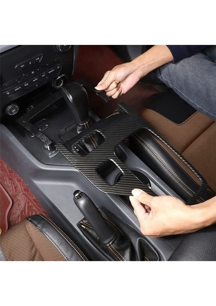 Ford Ranger 2015-2022 Için Araba Merkezi Dişli Vites Paneli Kapak Döşeme Çerçeveleri (Yurt Dışından) indirimleri
