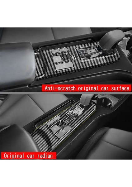 Toyota Prius 60 Serisi 2022-2023 Için Araba Dumb Gümüş Merkezi Kontrol Dişli Vites Paneli Çıkartma Iç Müdür (Yurt Dışından) fiyatları