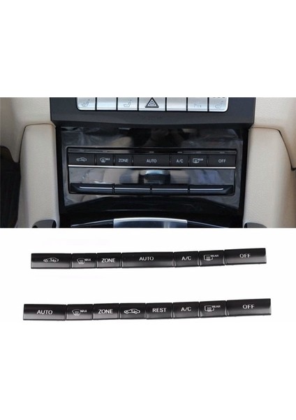 7 Pcs Araç Konsolu Klima Düğmeleri Benz E Sınıfı W212 C207 2009-2015 Aksesuarlar Için Dekorasyon Kapağı Döşeme (Yurt Dışından) modelleri