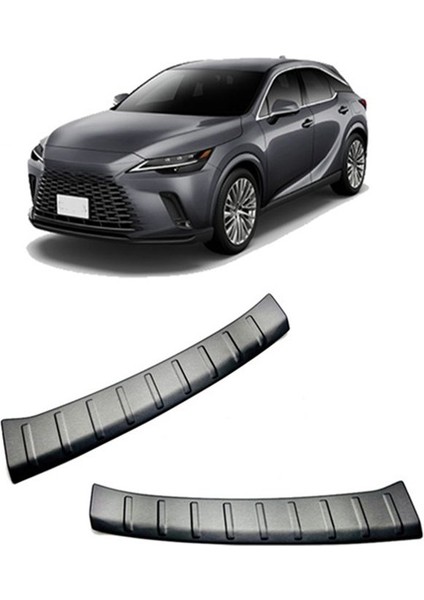 Araba Bagaj Bagajı Scuff Plaka Arka Tampon Koruyucu Trim Kapı Spanuff Kapak Plakaları Lexus Rx 2022 2023 (Yurt Dışından) modelleri