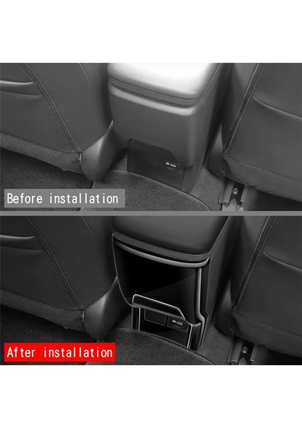 Toyota Prius 60 Serisi 2022-2023 Için Araba Gümüş Tarzı Klima Arka Hava Çıkış Paneli Kapak Tekme Plakası (Yurt Dışından) fiyatları