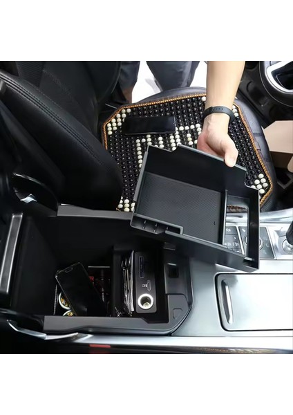 Land Rover Range Rover Sport L494 2013-2017 Otomobil Merkezi Arm Emri Kutusu Depolama Kutusu Organizatör Tepsi Iç Aksesuarları (Yurt Dışından) indirimleri