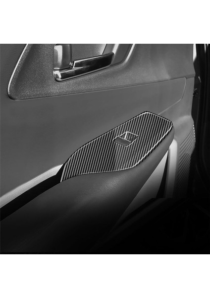Araba Parlak Siyah Iç Kapı Koltuk Pencere Cam Switch Frame Frame Panel Trims 4pcs Toyota Prius 60 Serisi 2022 2023 (Yurt Dışından) indirimleri