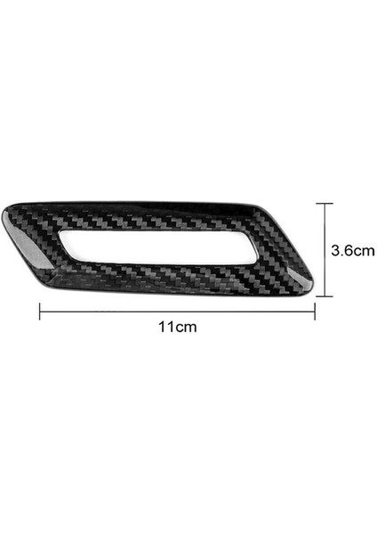 Chevrolet Camaro Için Gerçek Sert Karbon Fiber 2016-2023 Araba Kapısı Ön Koltuk Düğmesi Çerçeve Iç Döşeme Aksesuarları (Yurt Dışından) modelleri
