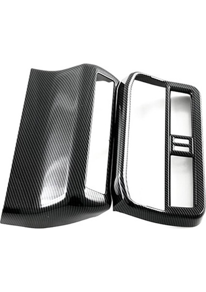 Karbon Iç Arka Koşul Durum Havalandırma Çerçevesi Toyota Land Cruise LC300 2022 2023 Için Anti-Hick USB Paneli Kapağı (Yurt Dışından)