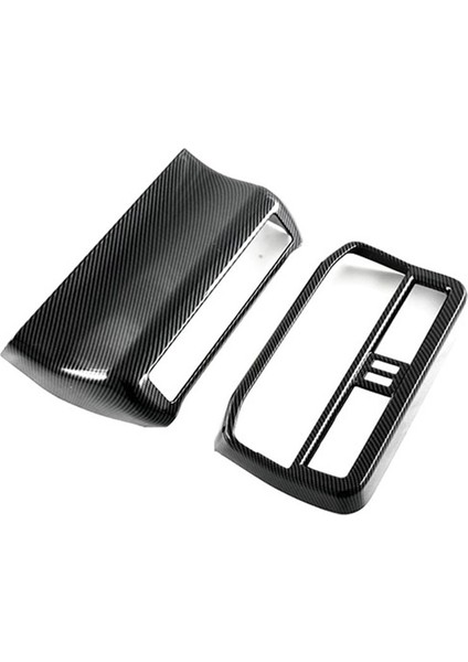 Karbon Iç Arka Koşul Durum Havalandırma Çerçevesi Toyota Land Cruise LC300 2022 2023 Için Anti-Hick USB Paneli Kapağı (Yurt Dışından) modelleri