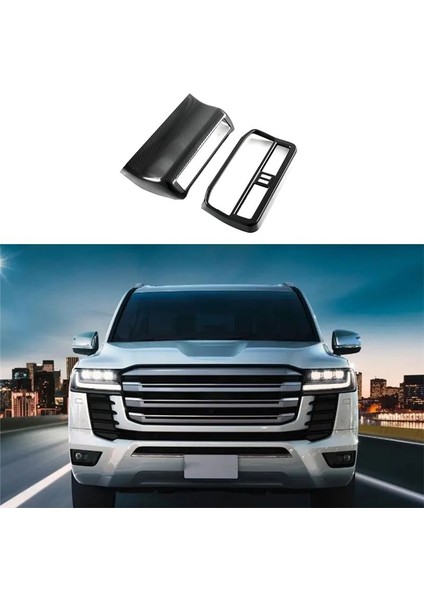 Karbon Iç Arka Koşul Durum Havalandırma Çerçevesi Toyota Land Cruise LC300 2022 2023 Için Anti-Hick USB Paneli Kapağı (Yurt Dışından) indirimleri