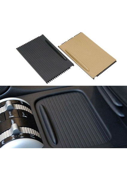 Araba Konsol Kupa Tutucu Silindir Kapak Trim Konsol Silindir Porsche Için Cayenne 2003-2010 7L5862531 (Siyah) (Yurt Dışından) indirimleri
