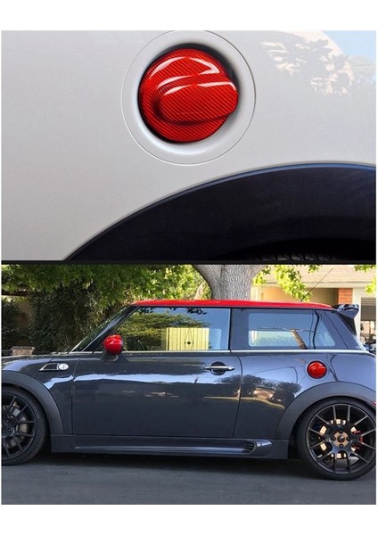 Mini Cooper R55 R56 Gaz Deposu Kapak Trim (Kırmızı) (Yurt Dışından) modelleri