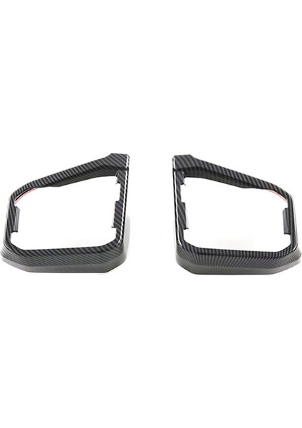 1paır Karbon Fiber Ön Saç Kralı Hava Çıkışı Dekoratif Çerçeve Iç Trim Şerit Yaması Toyota Tundra 2022-2023 (Yurt Dışından)