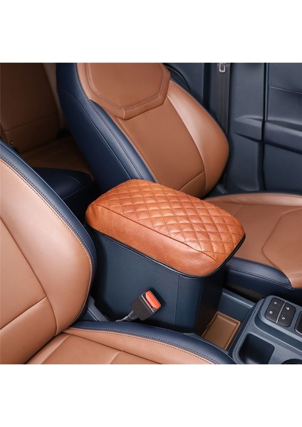 Araba Stowing Deming Art Resim Kutusu Panel Aksesuarları Ford Maverick 2022 Için Deri Kahverengi Kontrol Edin (Yurt Dışından) fiyatları