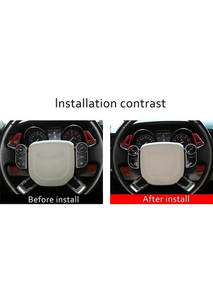 Araba Direksiyon Simidi Düğmesi Döşeme Çıkartmaları Land Rover Discovery Için Aksesuarlar 5 Lr5 Range Rover Sport Vogue (B) (Yurt Dışından) fiyatları