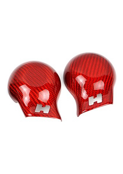 Araba Dişli Vites Düğmesi Kapağı Trim Chevrolet Camaro Için Gerçek Karbon Fiber Çıkartma 2010-2015 Aksesuarlar (Kırmızı) (Yurt Dışından)