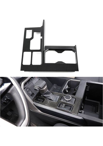 Toyota Tundra 2022-2023 Araç Aksesuarları Için Karbon Fiber Tarzı Merkezi Kontrol Dişli Dekoratif Panel Kapak Çıkartması (Yurt Dışından) modelleri