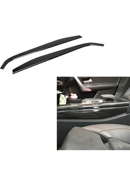 Araba Konsol Paneli Yan Dekoratif Döşeme Kapak Çıkartmaları Benz Benz A Cla Sınıfı W177 C118 A180 A200 A220 (Siyah) (Yurt Dışından) indirimleri