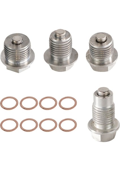 6pcs M12X1 25 M14X1 5 M16X1 5 M18X1 5 Yağ Tavası Vidası Paslanmaz Çelik Şanzıman Emme Demir Yağ Tahliye Fişi OS-1003 (Yurt Dışından) indirimleri