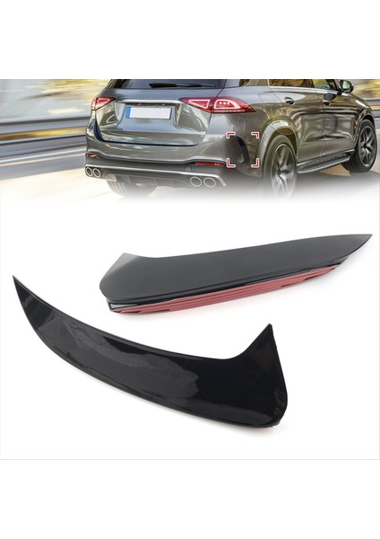 2pcs Araba Arka Tampon Ayırıcı Spoiler Benz Gle Sınıfı W167 GLE53 GLE350 GLE450 GLE300D 2020-2022 (Yurt Dışından) fiyatları